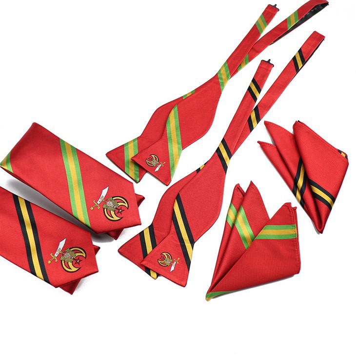 Striped Tie And Pocket Square