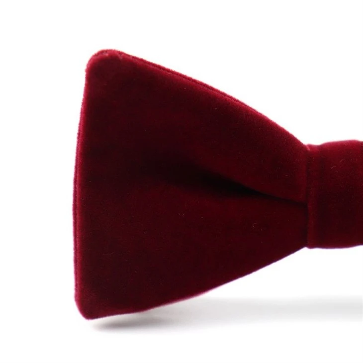 3 Burgundy Bow Tie(001)