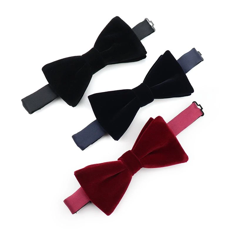 Velour Bow Tie