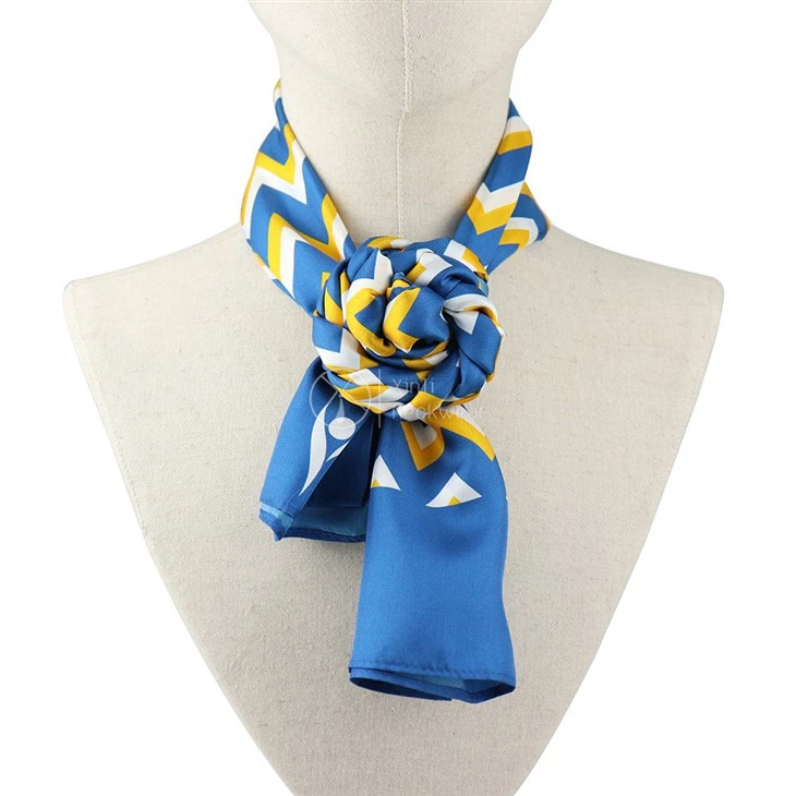 Striped Silk Scarf