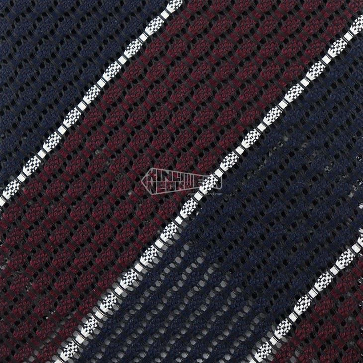 navy silk grenadine tie